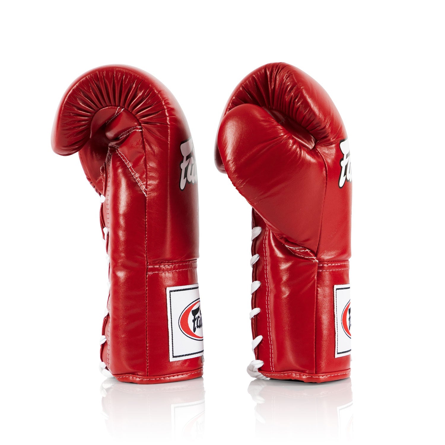Fairtex BGL6 Lace-up Competition Boxing Gloves - Red – FYT Shop