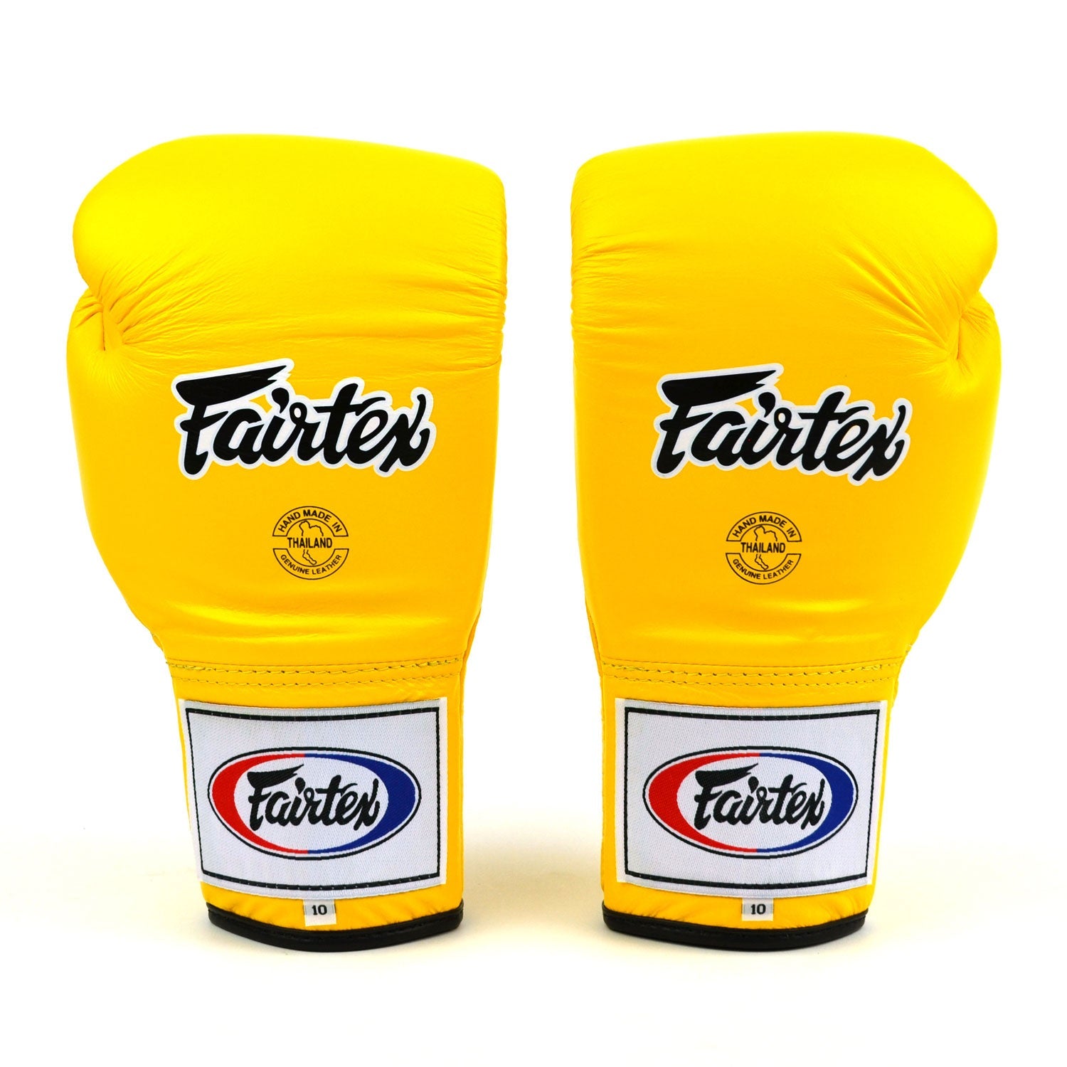Fairtex BGL6 Lace-up Competition Boxing Gloves - Yellow – FYT Shop