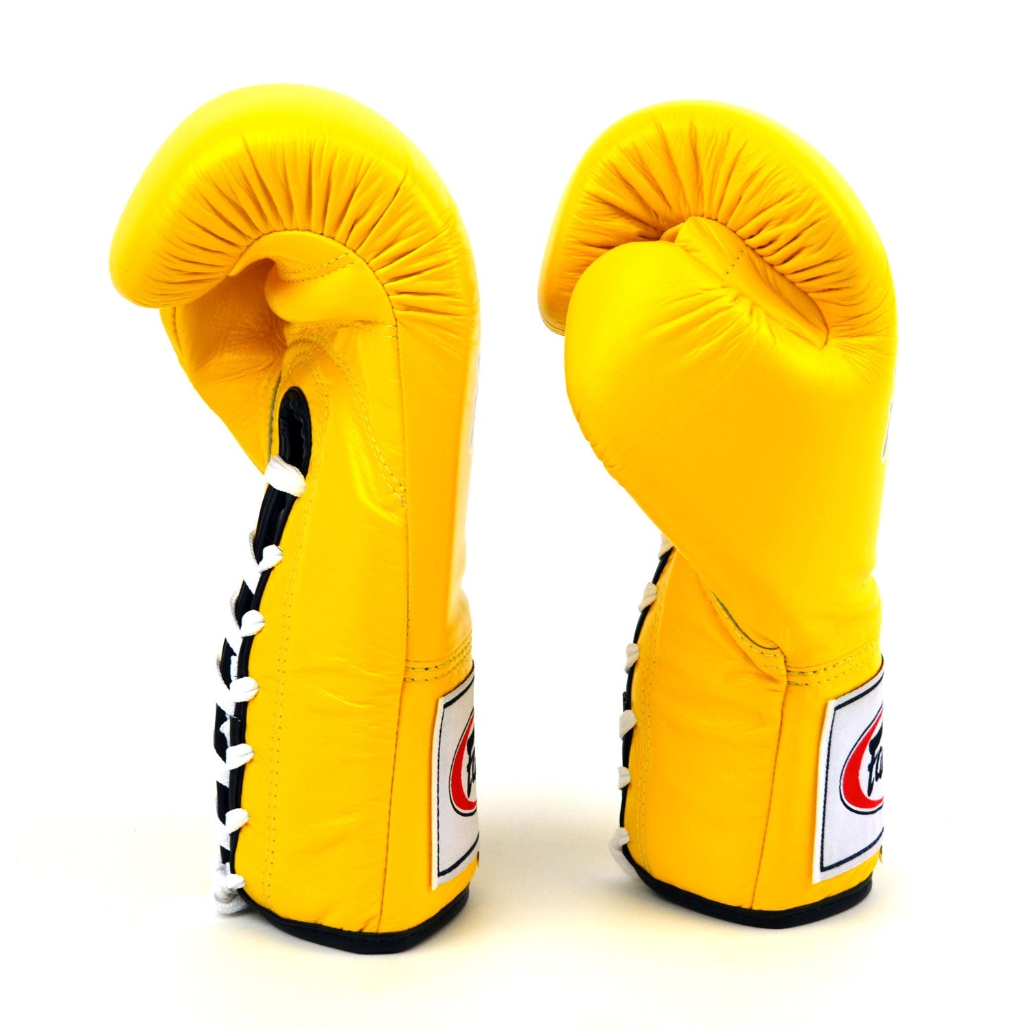 Fairtex BGL6 Lace-up Competition Boxing Gloves - Yellow – FYT Shop