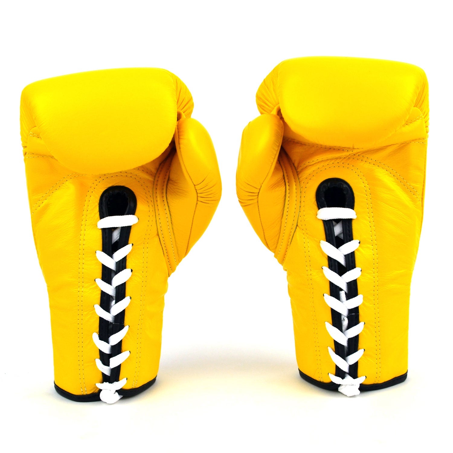 Fairtex パウンドグローブ イエロー Fairtex BGL6 Lace-up Competition Boxing Gloves - Yellow – FYT Shop