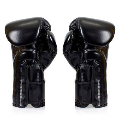 Fairtex BGV14SB Microfibre Boxing Gloves - Solid Black