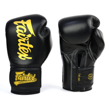Fairtex BGV18 Super Sparring Boxing Gloves - Black