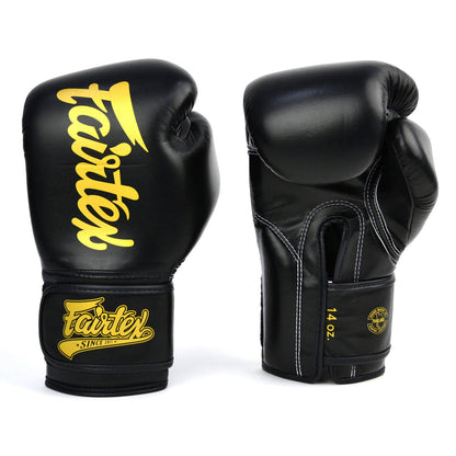 Fairtex BGV18 Super Sparring Boxing Gloves - Black