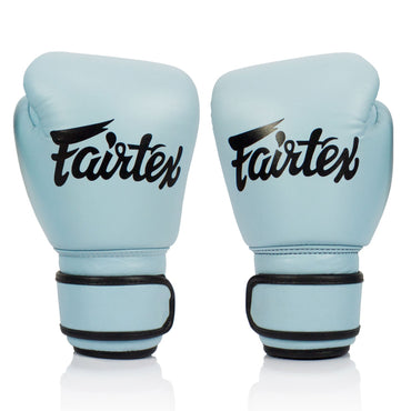 Fairtex BGV20 Leather Boxing Gloves - Pastel Blue