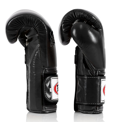 BGV9 Fairtex Mexican Style Boxing Gloves Black