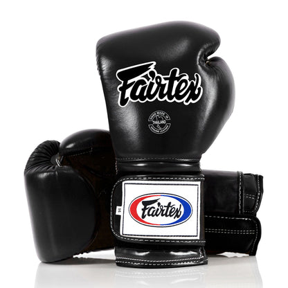 BGV9 Fairtex Mexican Style Boxing Gloves Black