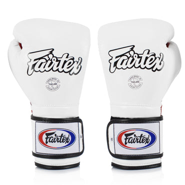 Fairtex BGV9 Mexican Style Boxing Gloves - White-Red