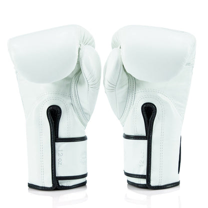 BGVG3 Fairtex X Glory Velcro Boxing Gloves White