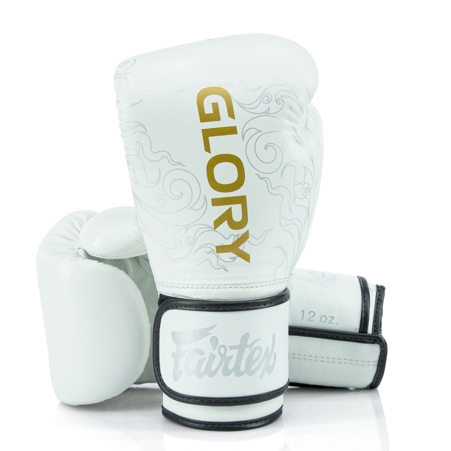 BGVG3 Fairtex X Glory Velcro Boxing Gloves White