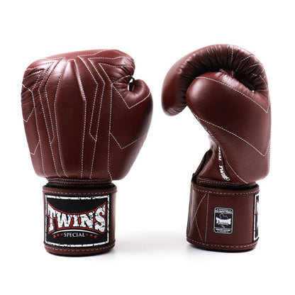 BGVL14 Twins Boxing Gloves Dark Brown