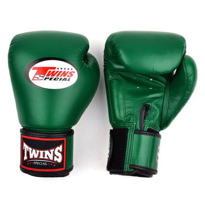 BGVL4 Twins Boxing Gloves Dark Green