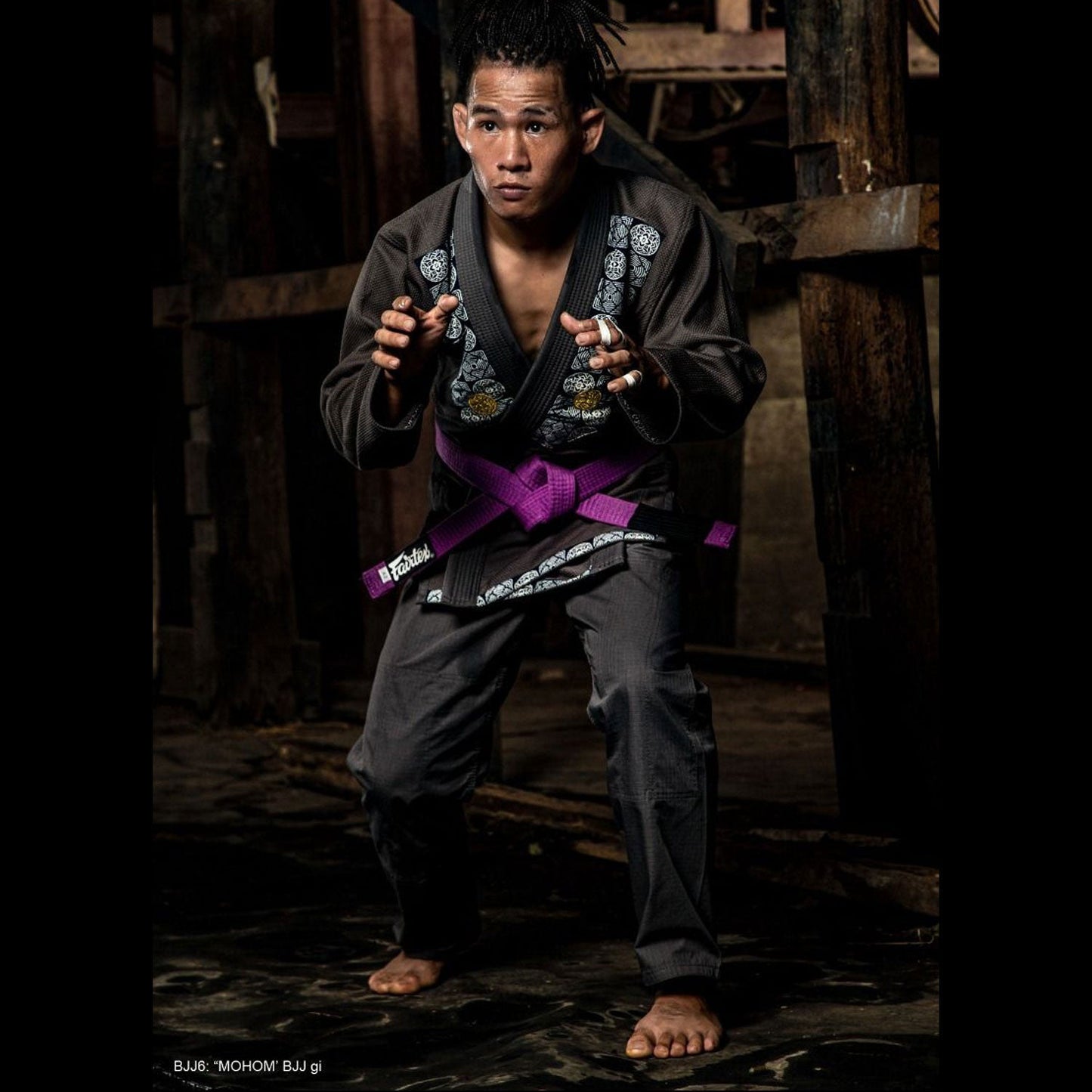 Fairtex BJJ6 Mohom Premium BJJ Gi - Grey