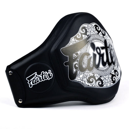 Fairtex BPV3 Microfiber Belly Pad - Black-Black