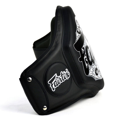 Fairtex BPV3 Microfiber Belly Pad - Black-Black