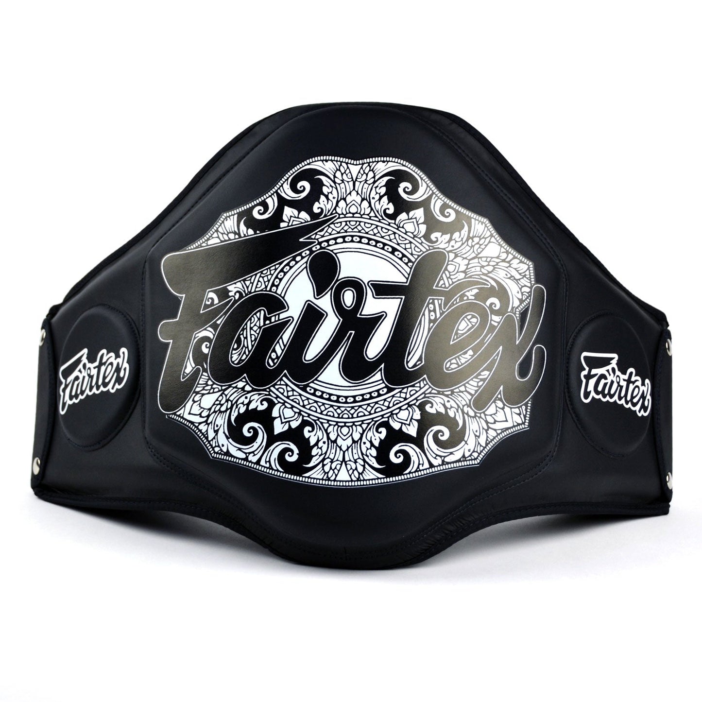 Fairtex BPV3 Microfiber Belly Pad - Black-Black