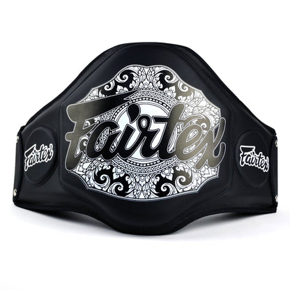 Fairtex BPV3 Microfiber Belly Pad - Black-Black