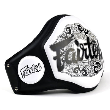 Fairtex BPV3 Microfiber Belly Pad - Black-White