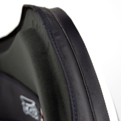 Fairtex BPV3 Microfiber Belly Pad - Black-White