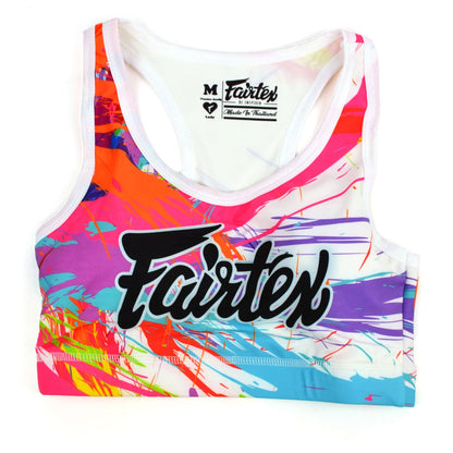 Fairtex BRA03 World Music White Sports Bra
