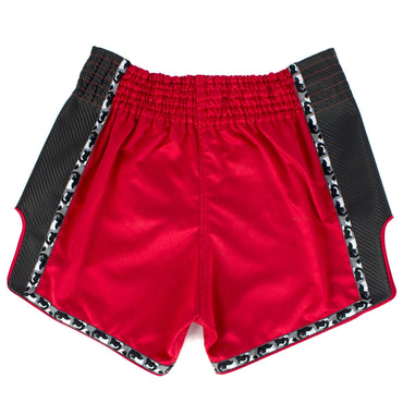 Fairtex BS1703 Slim Fit Muaythai Shorts - Red-Black