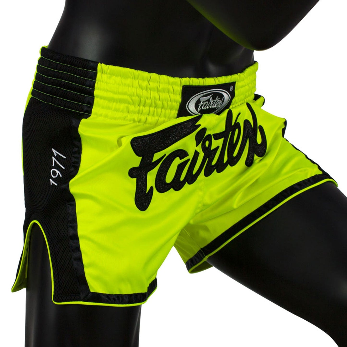 Fairtex BS1706 Slim Fit Muaythai Shorts - Lime Green