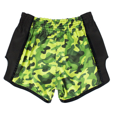 Fairtex BS1710 Slim Fit Muaythai Shorts - Green Camo