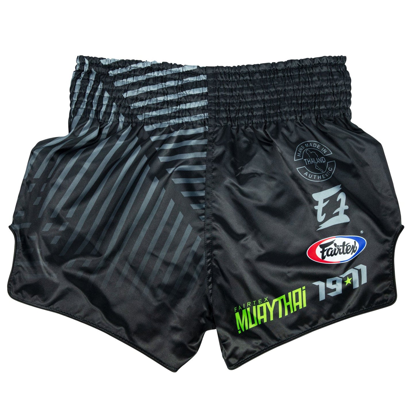Fairtex BS1924 Muaythai Shorts - Black Racer