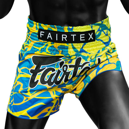BS1927 Fairtex Magma Green Muaythai Shorts