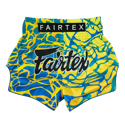 Fairtex BS1927 Muaythai Shorts - Green Magma
