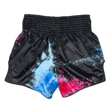 Fairtex BS1938 Muaythai Shorts - Acid Jazz Black