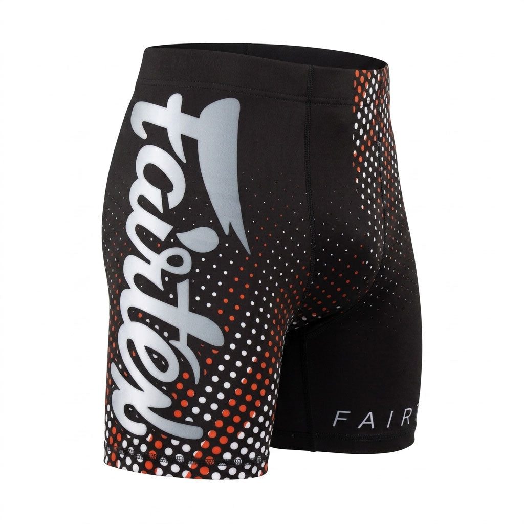 Fairtex CP9 Mens Vale Tudo Shorts - Black-Orange