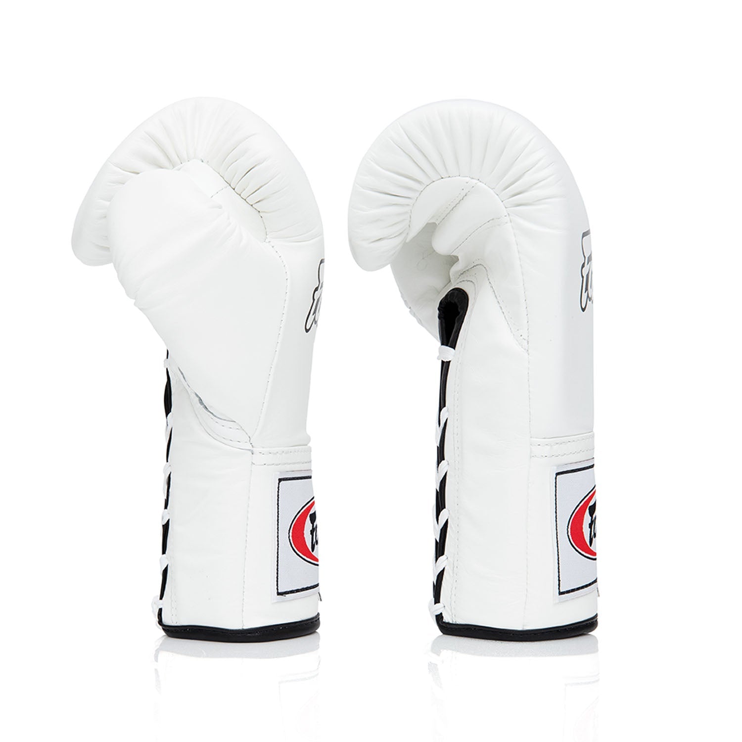 Fairtex BGL6 Lace-up Competition Boxing Gloves - White – FYT Shop