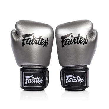 Fairtex BGV1C-PLUS Microfibre Boxing Gloves - Gun Metallic