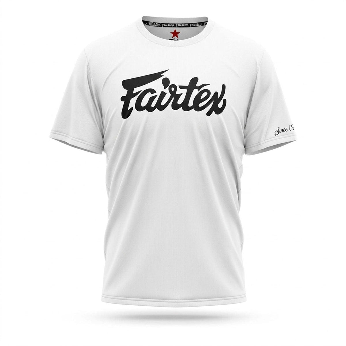 Fairtex TS7 Script Logo Cotton T-Shirt - White