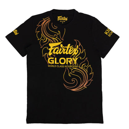 Fairtex x Glory T-shirt 03 - Black-Gold