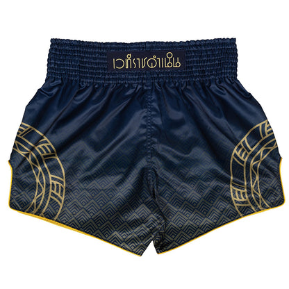 Fairtex x Rajadamnern Muay Thai Shorts - BS-RAJ01 - Navy