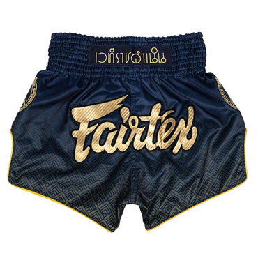 Fairtex x Rajadamnern Muay Thai Shorts - BS-RAJ03 - Navy