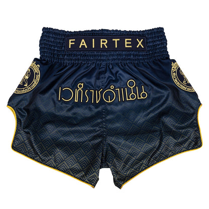 Fairtex x Rajadamnern Muay Thai Shorts - BS-RAJ03 - Navy