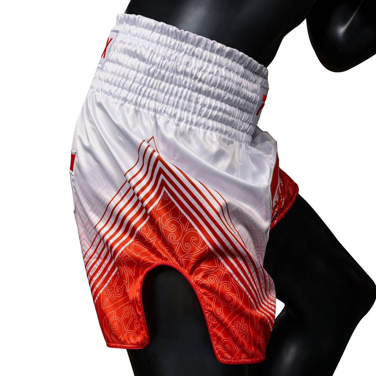 Fairtex X RWS Muaythai Shorts - White-Red