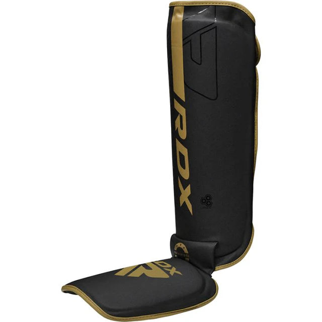 RDX F6 KARA MMA Shin Instep Guards Black Gold