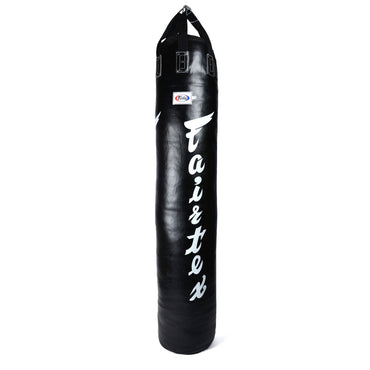 Fairtex HB6 6ft Muaythai Banana Bag - Black-White (UN-FILLED)