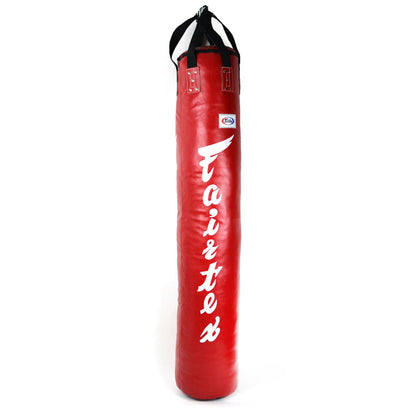 Fairtex HB6 6ft Muaythai Banana Bag - Red (FILLED)