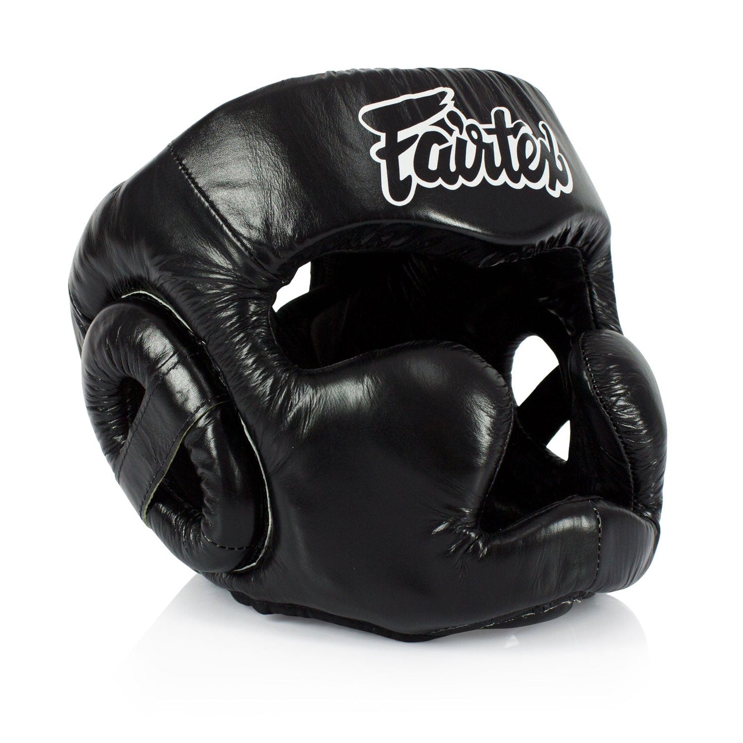 Fairtex HG13 Diagonal Vision Sparring Headguard - Black