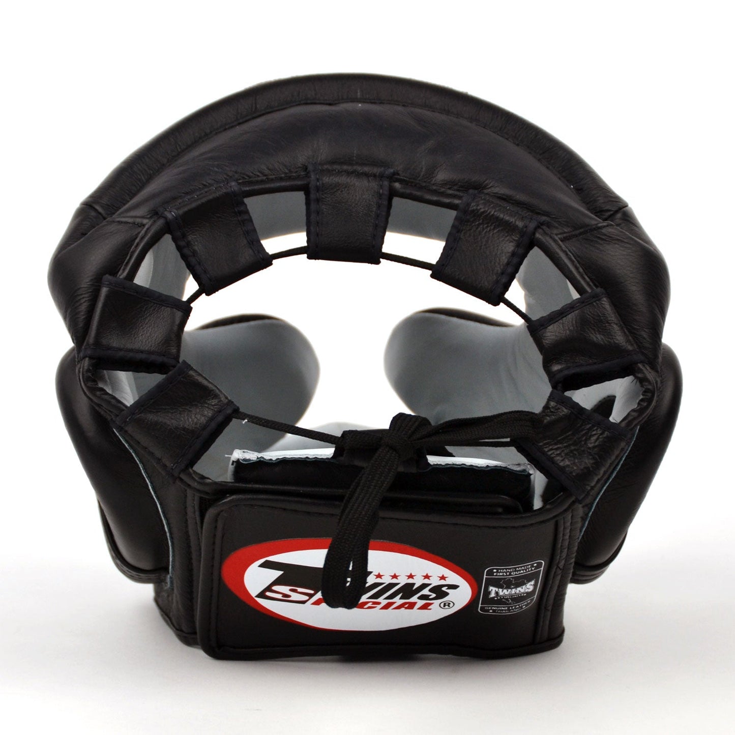 Twins Special HGL3 Leather Sparring Headguard - Black
