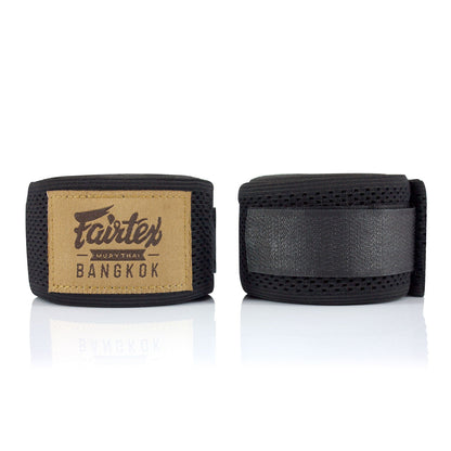 Fairtex HW4 Elastic Mesh Handwraps - Black