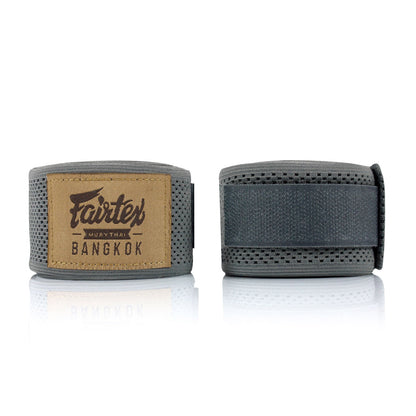 Fairtex HW4 Elastic Mesh Handwraps - Grey
