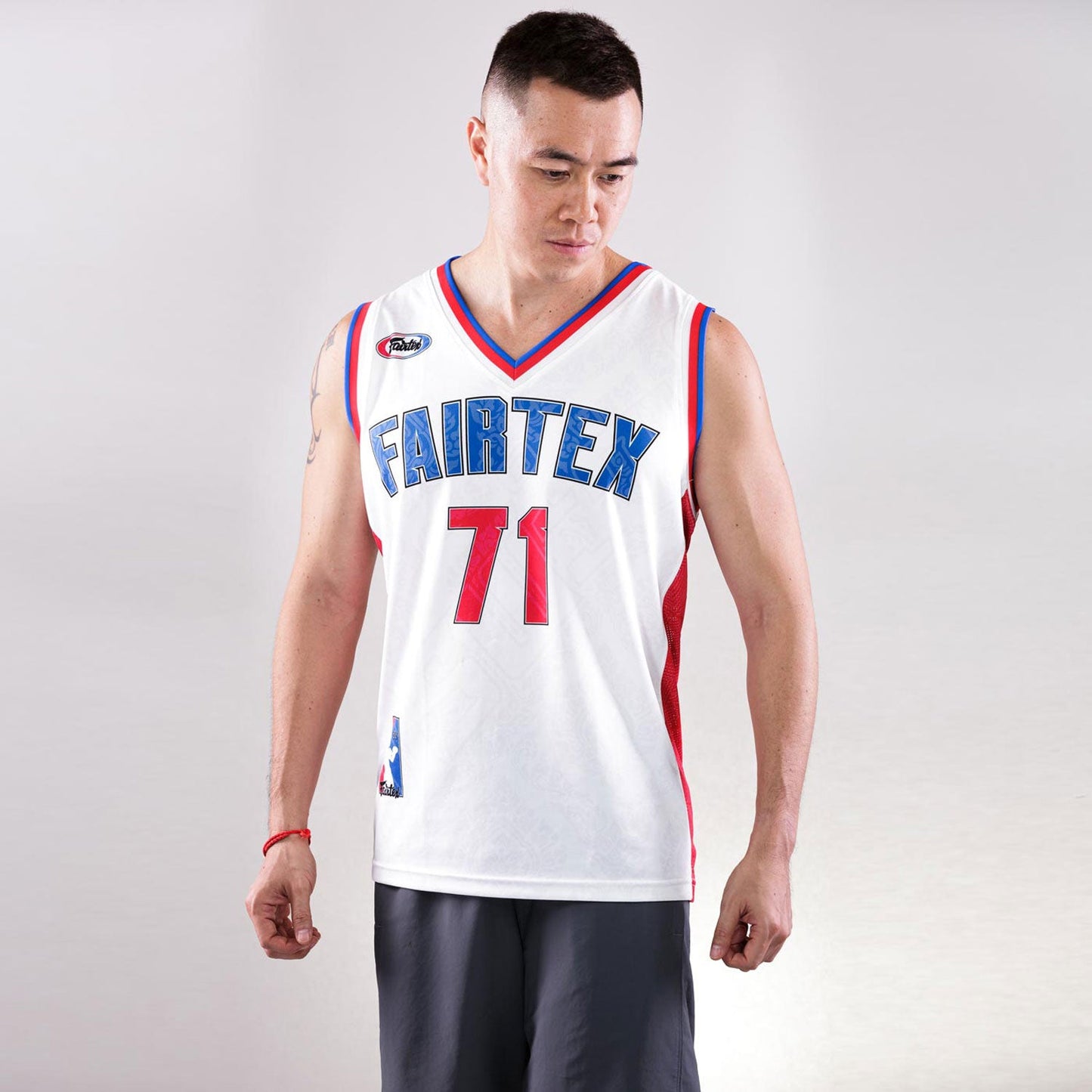 Fairtex JS19 Basketball Jersey - White