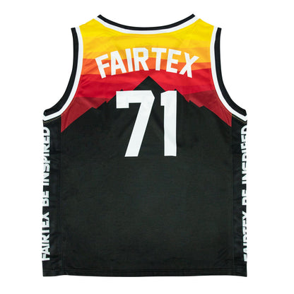 Fairtex JS26 Basketball Jersey - Black-Orange