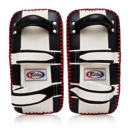 Fairtex KPLC2 Curved Thai Kick Pads Standard - Black-White