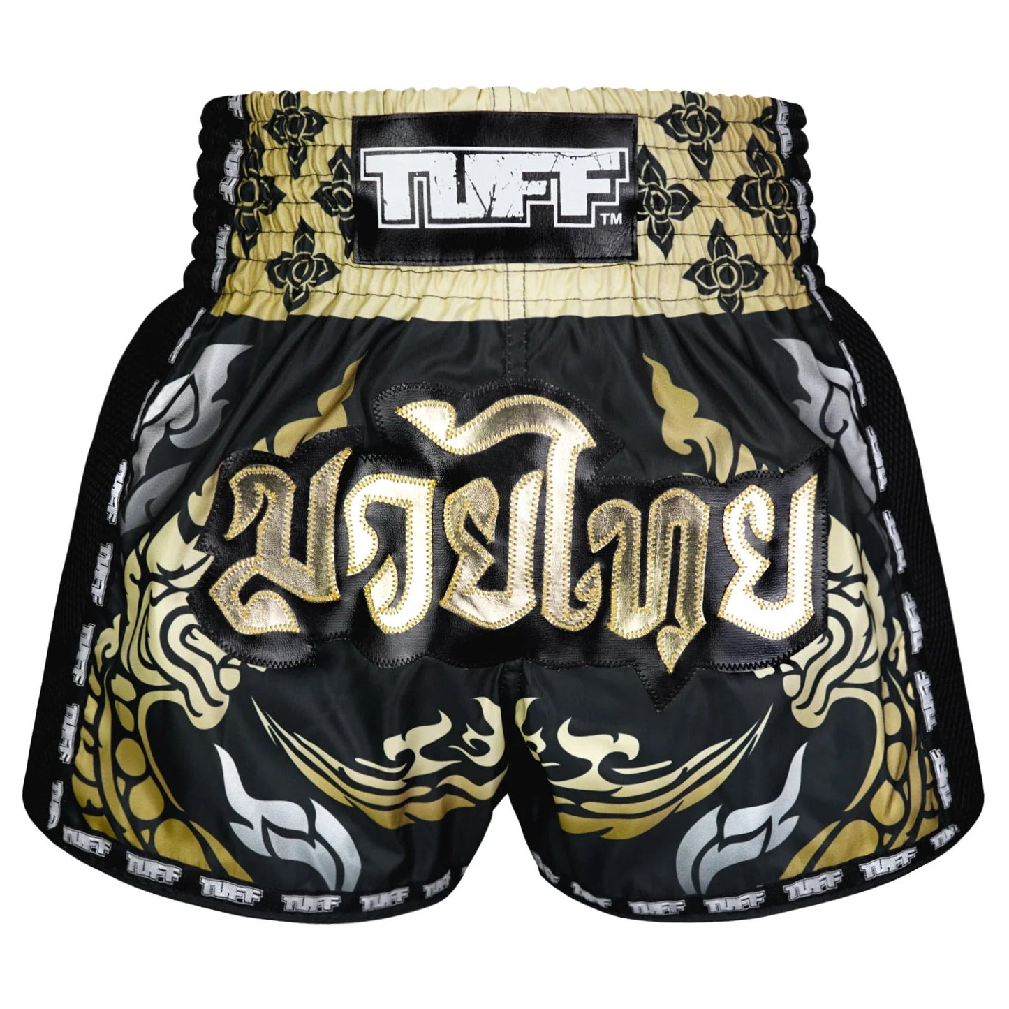 MSC107 TUFF Muaythai Shorts Retro Style The King Of Naga